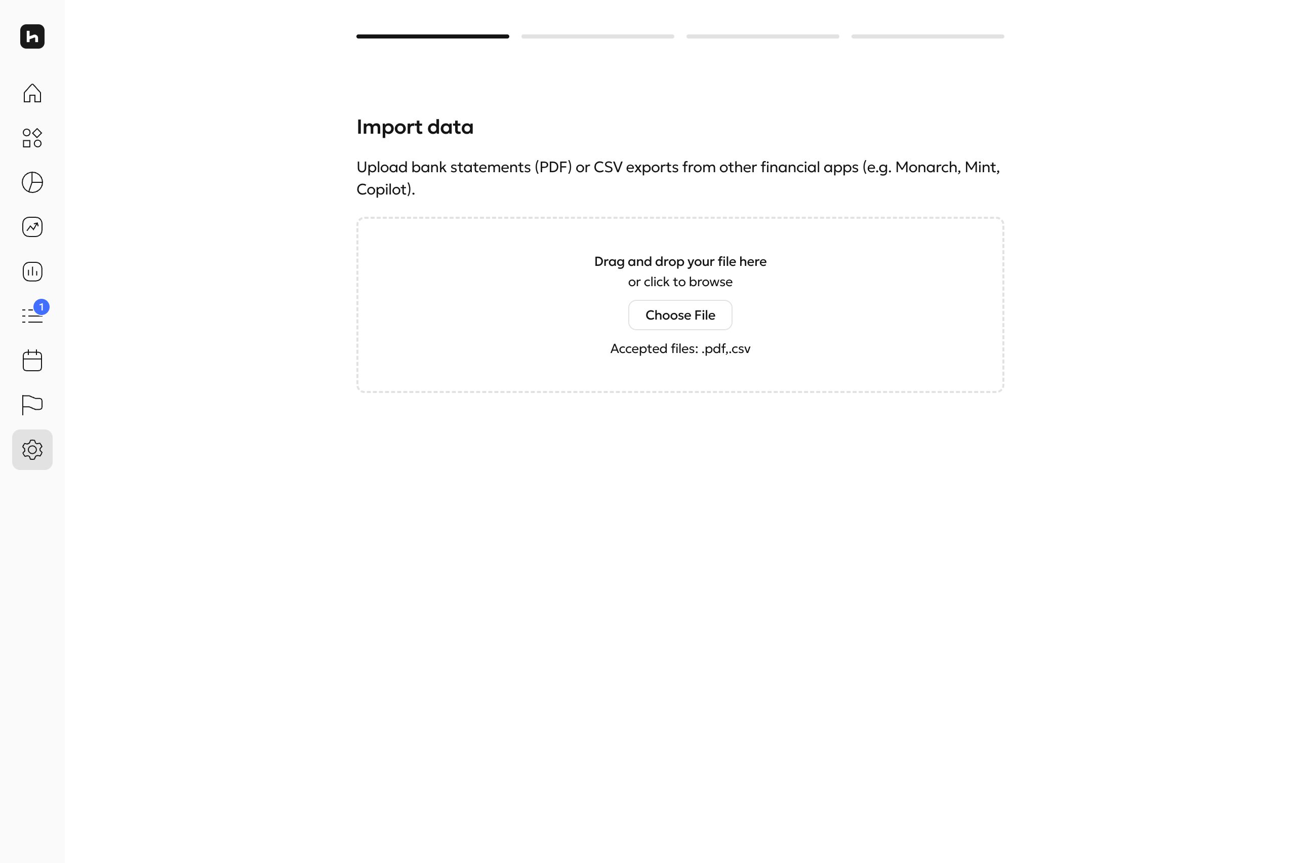 Hiro&rsquo;s new import flow