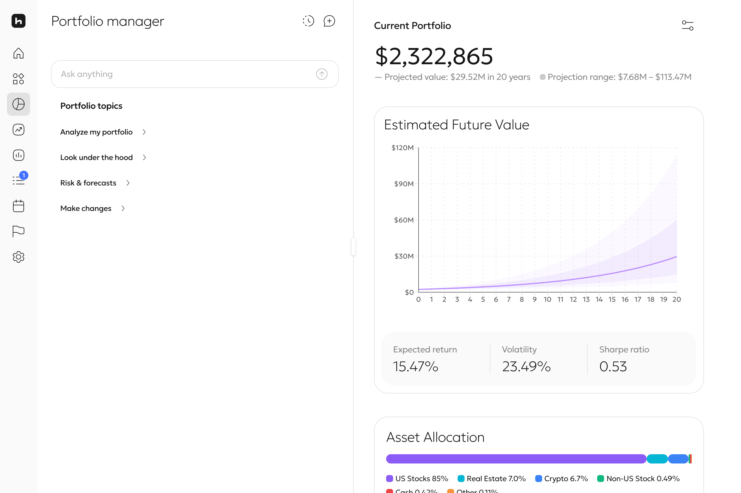 Hiro&rsquo;s portfolio tab